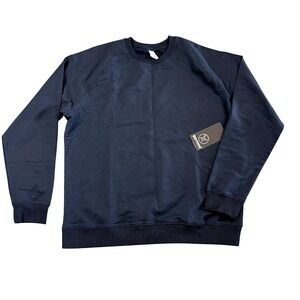 90 Degree Sweatshirt Navy Men's Size XL 95% Cotton NWT